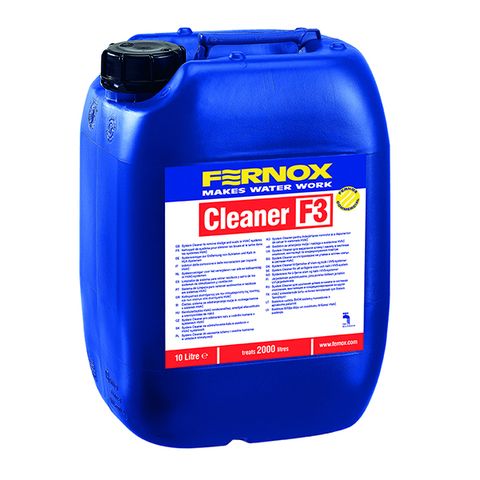 Čistiaca kvapalina pre ústredné kúrenie Fernox Cleaner F3 10 L Bandaska