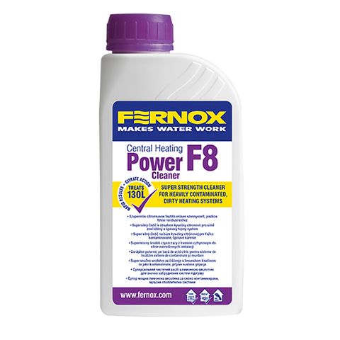 Čistiaca kvapalina pre ústredné kúrenie Fernox Power Cleaner F8 500ml