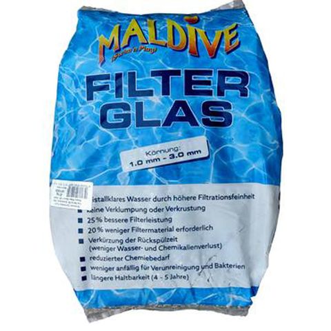 Filtračné sklo Maldive 0,4 - 1,6 mm 20 Kg