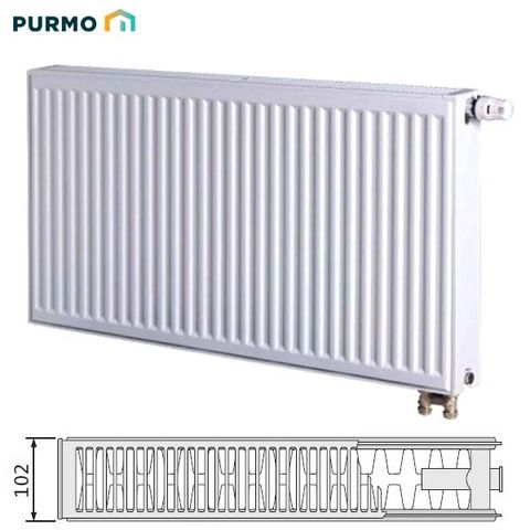 Panelový radiátor Purmo Ventil Compact VKO 22 500x1200